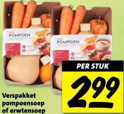 Nettorama Verspakket pompoensoep of erwtensoep aanbieding