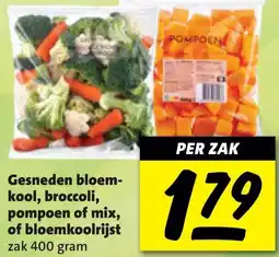 Nettorama Gesneden bloemkool, broccoli, pompoen of mix, of bloemkoolrijst aanbieding