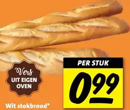 Nettorama Wit stokbrood aanbieding