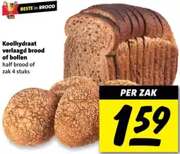 Nettorama Koolhydraat verlaagd brood of bollen aanbieding