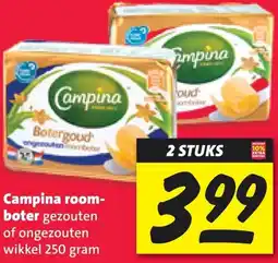Nettorama Campina roomboter aanbieding