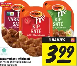 Nettorama Mora varkens of kipsaté aanbieding