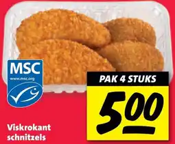 Nettorama Viskrokant schnitzels aanbieding