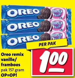 Nettorama Oreo remix vanille/ framboos aanbieding