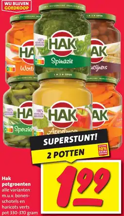 Nettorama Hak potgroenten aanbieding