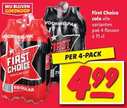 Nettorama First Choice cola aanbieding