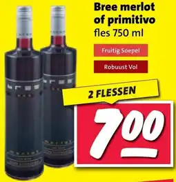 Nettorama Bree merlot of primitivo aanbieding