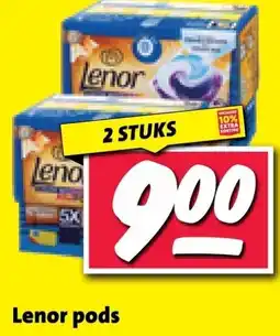 Nettorama Lenor pods aanbieding