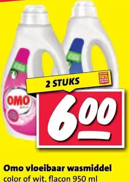 Nettorama Omo vloeibaar wasmiddel aanbieding