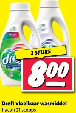Nettorama Dreft vloeibaar wasmiddel aanbieding