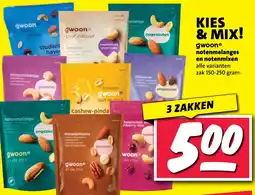 Nettorama Gwoono notenmelanges en notenmixen aanbieding