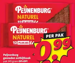 Nettorama Peijnenburg gesneden ontbijtkoek aanbieding