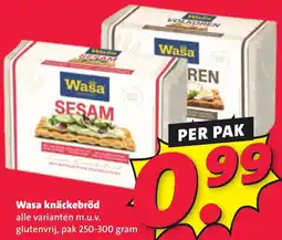Nettorama Wasa knäckebröd aanbieding