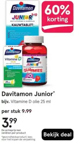 Etos Davitamon Junior aanbieding