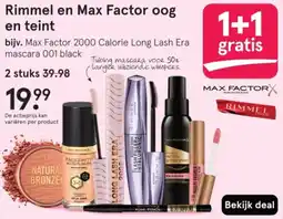 Etos Rimmel en Max Factor oog en teint aanbieding