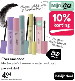 Etos Etos mascara aanbieding