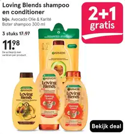 Etos Loving Blends shampoo en conditioner aanbieding