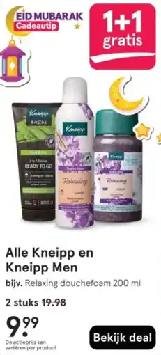 Etos Alle Kneipp en Kneipp Men aanbieding