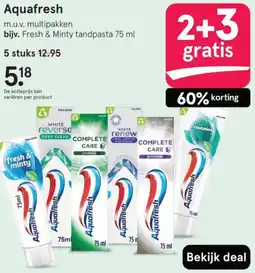 Etos Aquafresh aanbieding