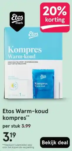 Etos Etos Warm-koud kompres aanbieding