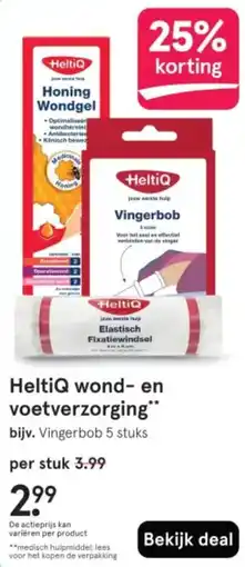 Etos HeltiQ wond en voetverzorging aanbieding