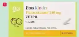 Etos Etos paracetamol kind aanbieding