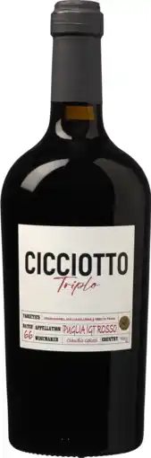 Wijnvoordeel Cicciotto Triplo Rosso aanbieding