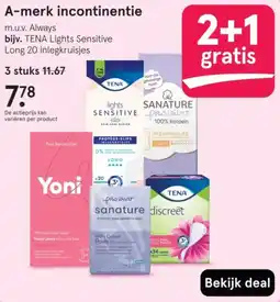 Etos A-merk incontinentie aanbieding