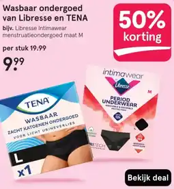Etos Wasbaar ondergoed van Libresse en TENA aanbieding