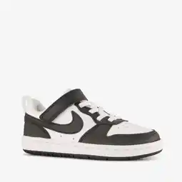 Scapino Nike Court Borough Low Recraft kinder sneakers zwart wit aanbieding