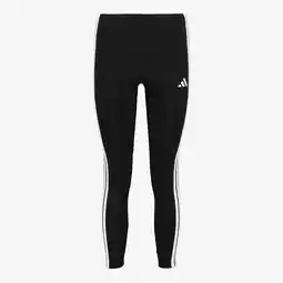 Scapino Adidas 3-Stripes dames sportlegging zwart wit aanbieding