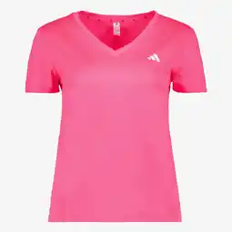 Scapino Adidas WE MIN V NK dames sport T-shirt roze aanbieding