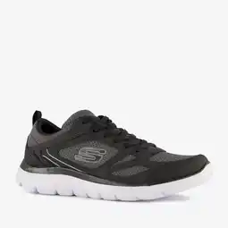 Scapino Skechers Summits South Rim heren sneakers zwart wit aanbieding