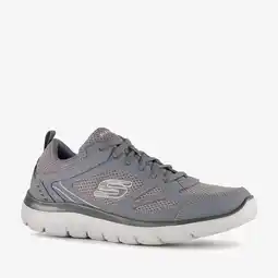 Scapino Skechers Summits heren sneakers grijs aanbieding
