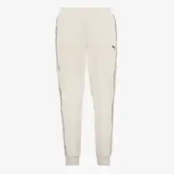 Scapino Puma ESS Tape heren joggingbroek cremekleurig aanbieding