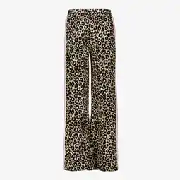 Scapino TwoDay meisjes wide leg broek met panterprint aanbieding