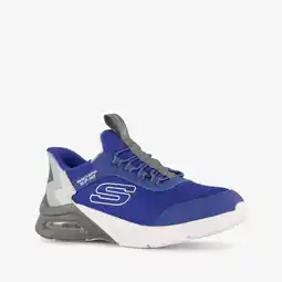 Scapino Skechers Slip-Ins Microspec Max sneakers blauw grijs aanbieding