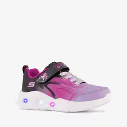 Scapino Skechers S-Lights: Sola Glow meisjes sneakers met lichtjes paars aanbieding