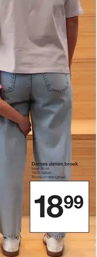 Zeeman Dames denim broek aanbieding