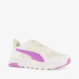 Scapino Puma Trinity 2 LT dames sneakers wit roze aanbieding