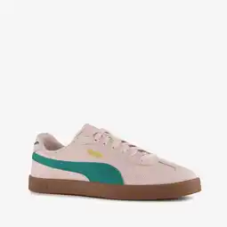 Scapino Puma Club II Era suede dames sneakers roze groen aanbieding