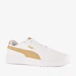 Scapino Puma Court Classic Clean heren sneakers wit aanbieding