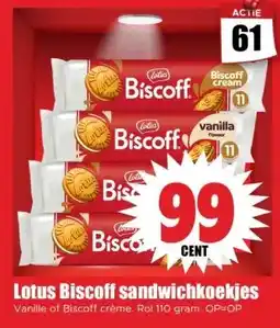 Dirk Lotus Biscoff sandwichkoekjes aanbieding