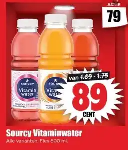 Dirk Sourcy Vitaminwater aanbieding