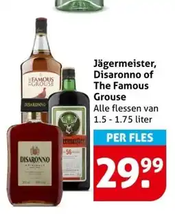 Hoogvliet Jägermeister, Disaronno of The Famous Grouse aanbieding