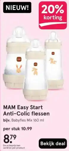 Etos MAM Easy Start Anti-Colic flessen aanbieding