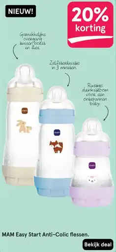 Etos MAM Easy Start Anti-Colic flessen aanbieding