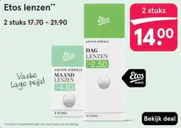 Etos Etos lenzen aanbieding