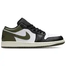 Foot Locker Jordan 1 Low Sneakers Heren - Zwart - Maat 45 - Leer aanbieding
