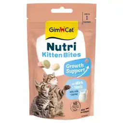Zooplus Voordeelpakket: 3x40g GimCat Nutri Kitten Bites met melk kattensnacks aanbieding